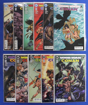 Wonder Woman Conan #1-6 Complete Set + Variants Lot of 11 VF/NM