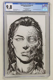 Walking Dead Deluxe #3 2nd Print 1:25 David Finch Virgin Variant CGC 9.8