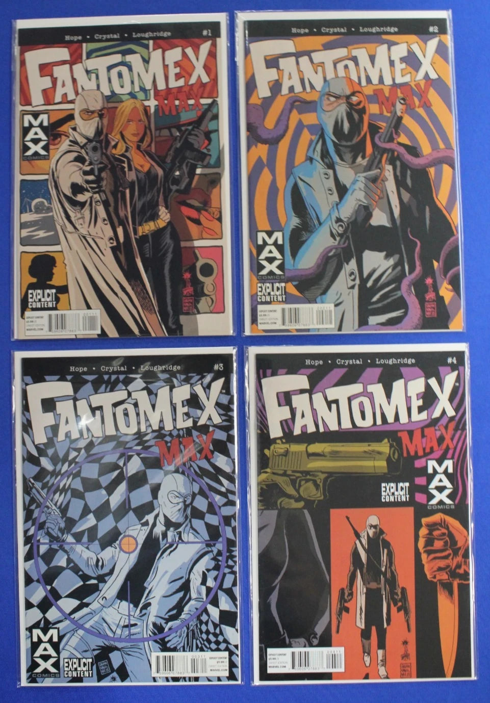 Fantomex Max #1-4 Complete Set VF-VF/NM