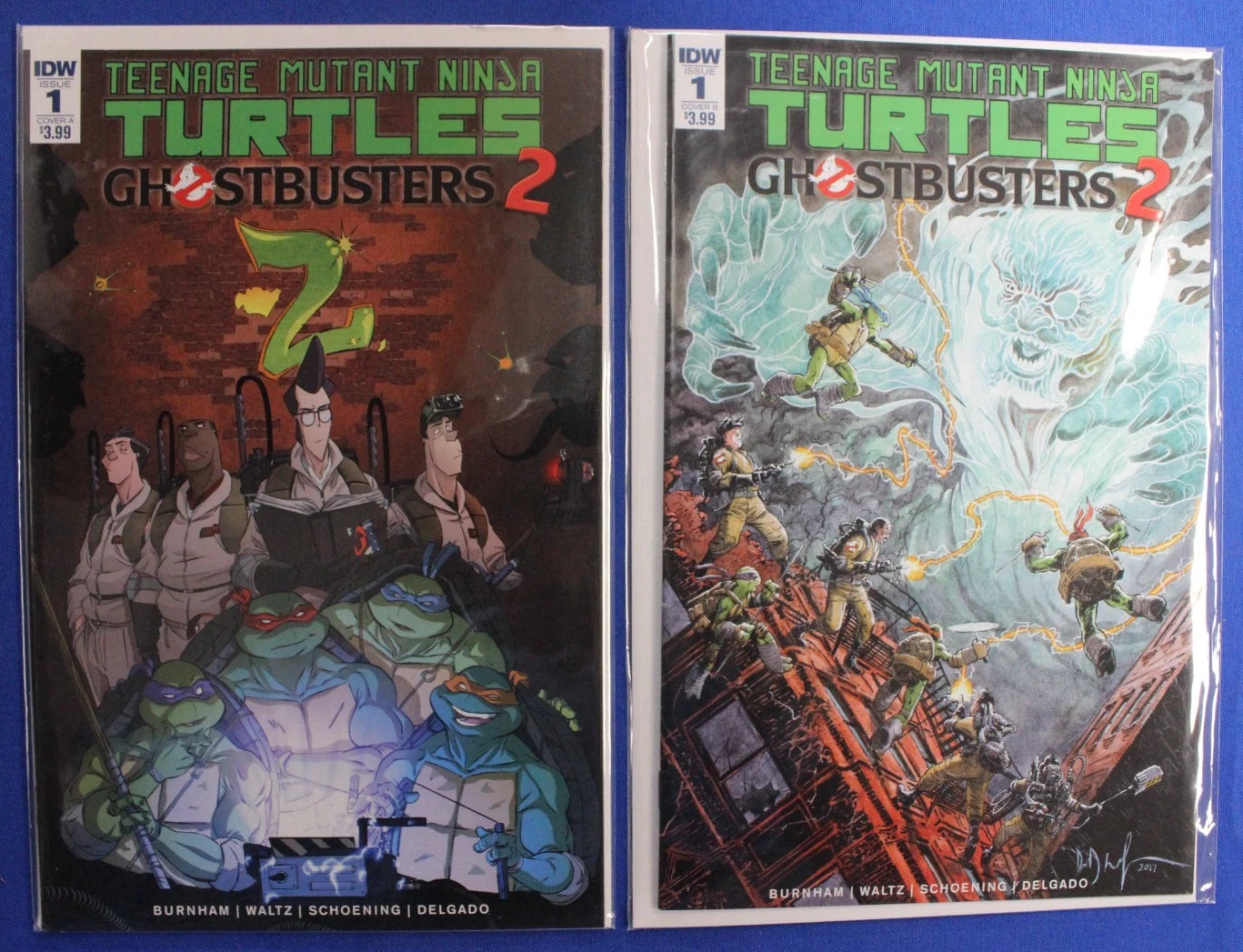 TMNT Ghostbusters #1-4 + 2 #1-5 Complete Sets + Variants Lot of 14 VF/NM