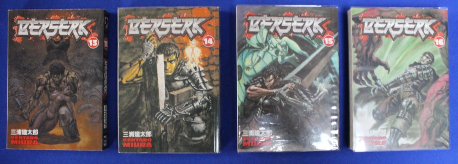 Berserk Vol 1-41 + Flame Dragon Knight English Manga Near Complete Paperback Set