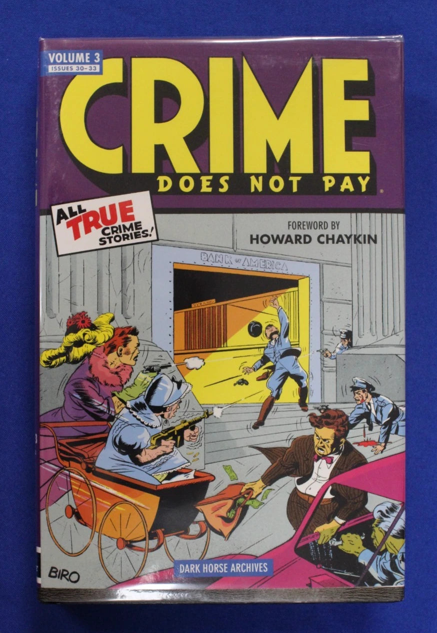 Dark Horse Archives 2012 Crime Does Not Pay Volumes 1-3 Hardcover Lot