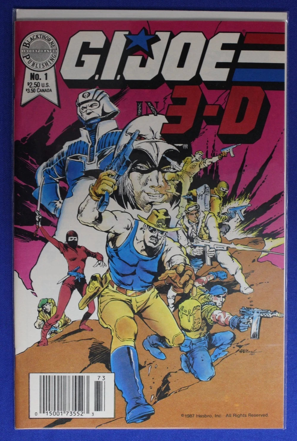GI Joe 3-D #1-6 + Annual Complete Set VF