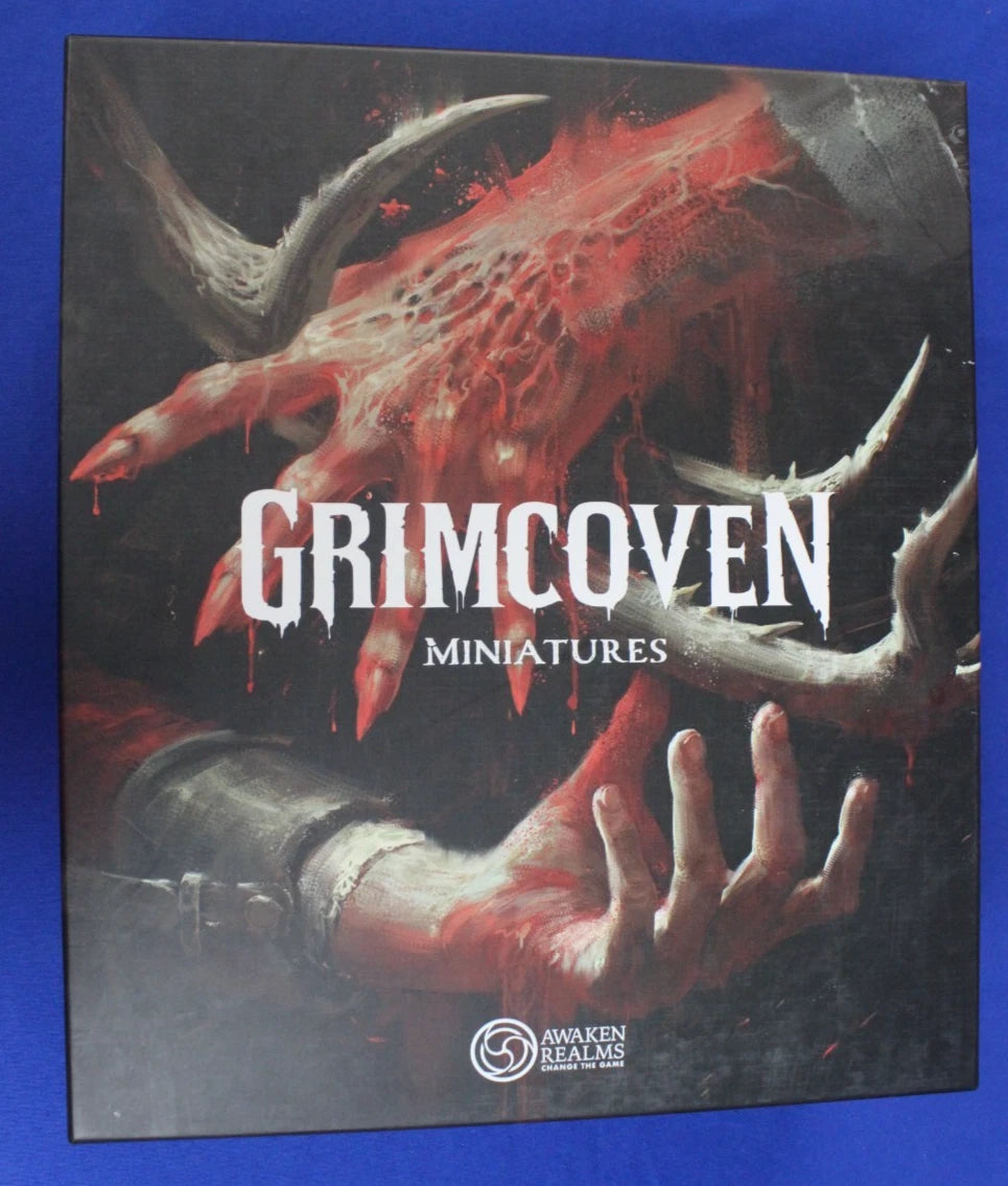 Awaken Realms Grimcoven Near Complete Base Game + Expansions + Upgraded Dice Set