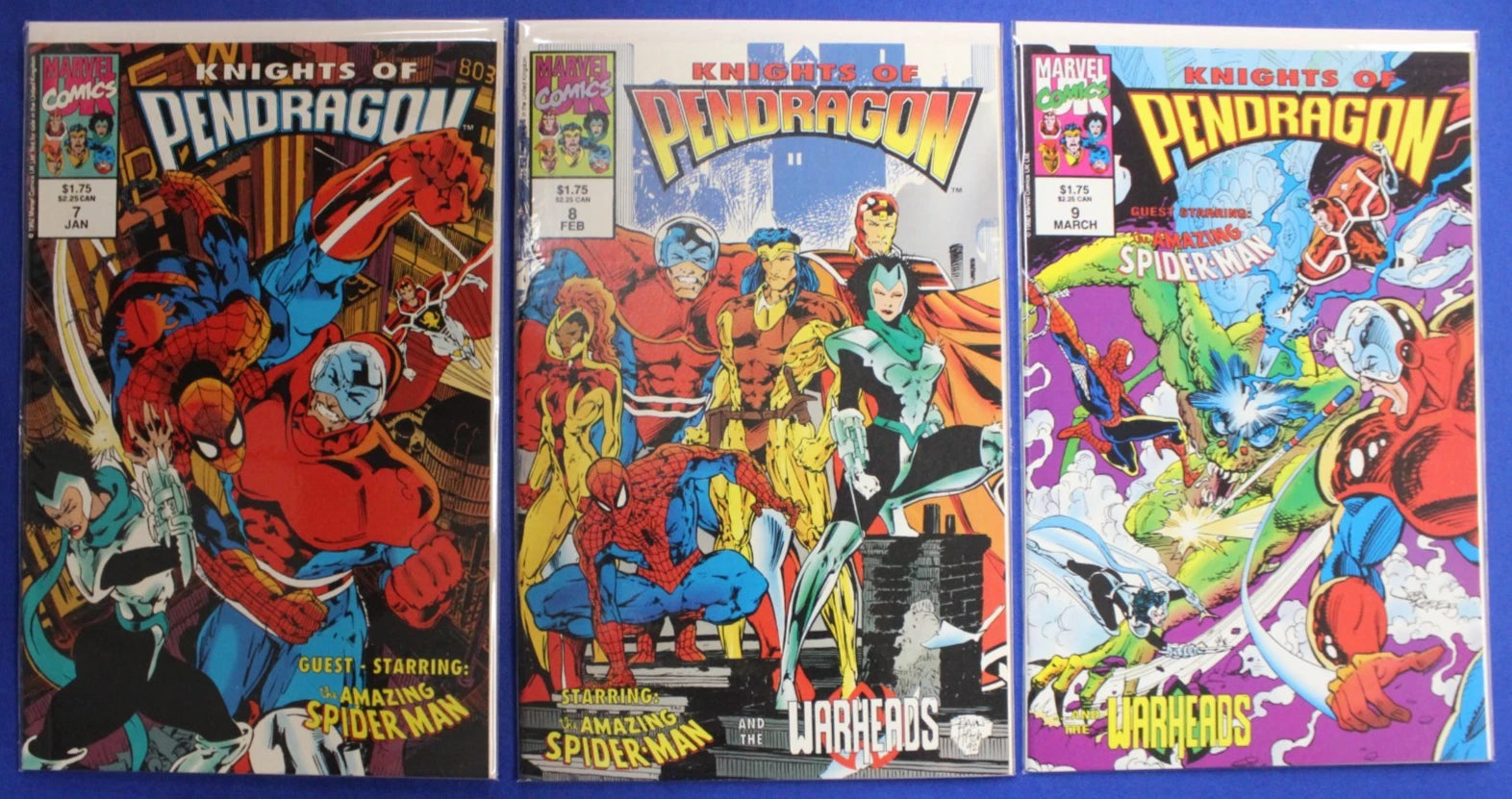 Knights of Pendragon #1-15 Complete Set VF-VF/NM