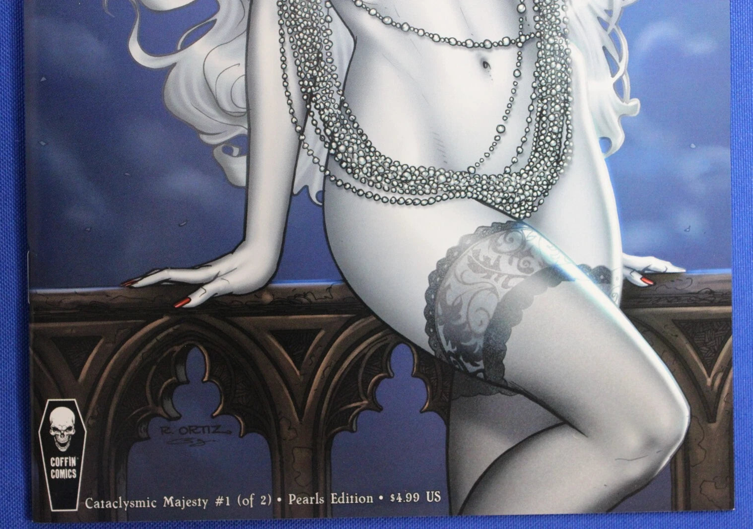 Lady Death Cataclysmic Majesty #1 Pearls Edition SIGNED NM