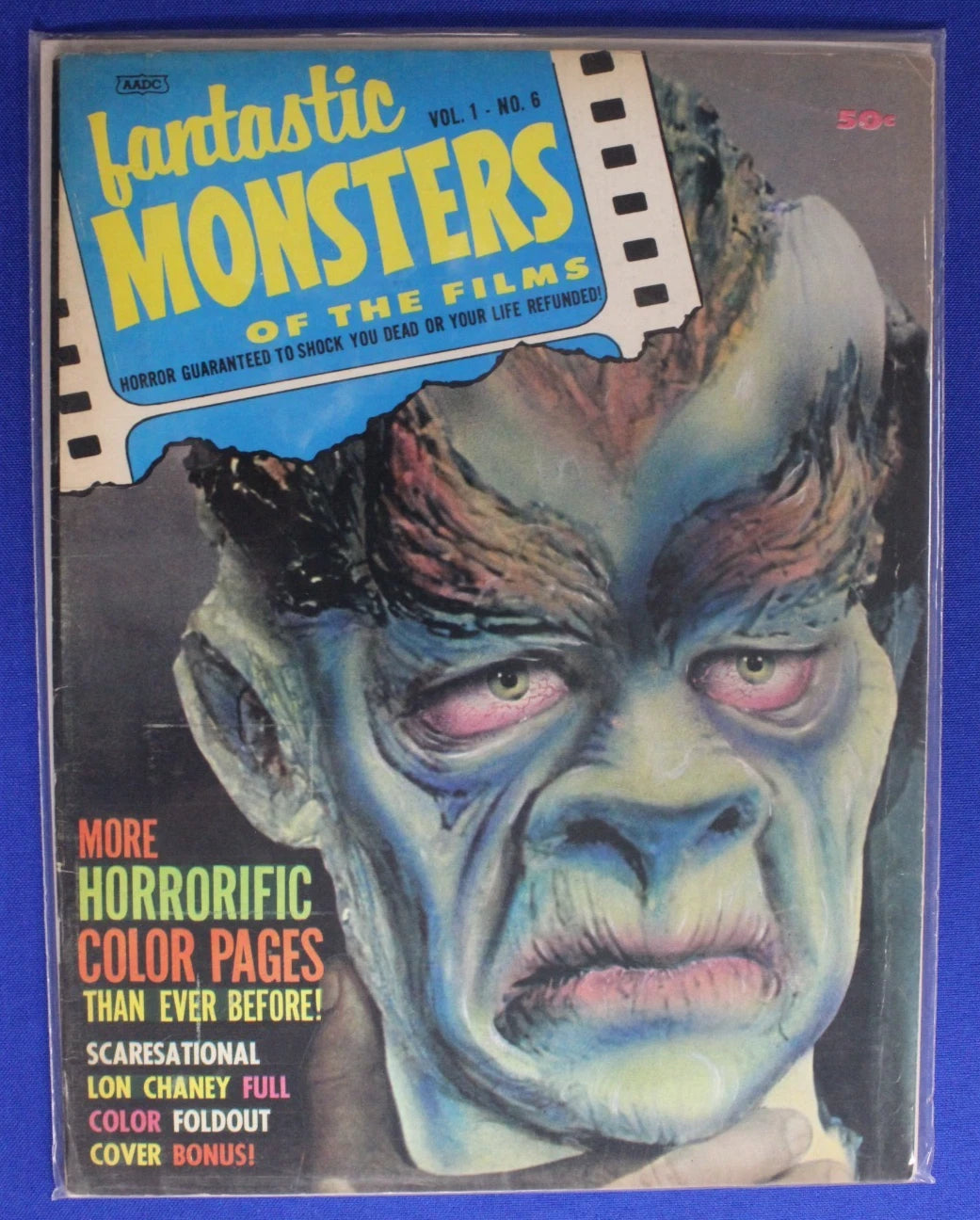 Fantastic Monsters of the Films #1-6 & Vol. 2 #1 Near Complete Set VG