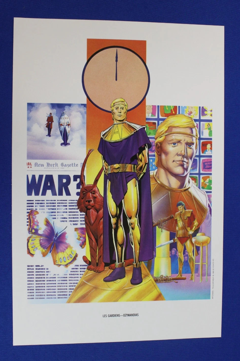 DC 1988 Watchmen Art Portfolio American & French Covers + Promotional Posters