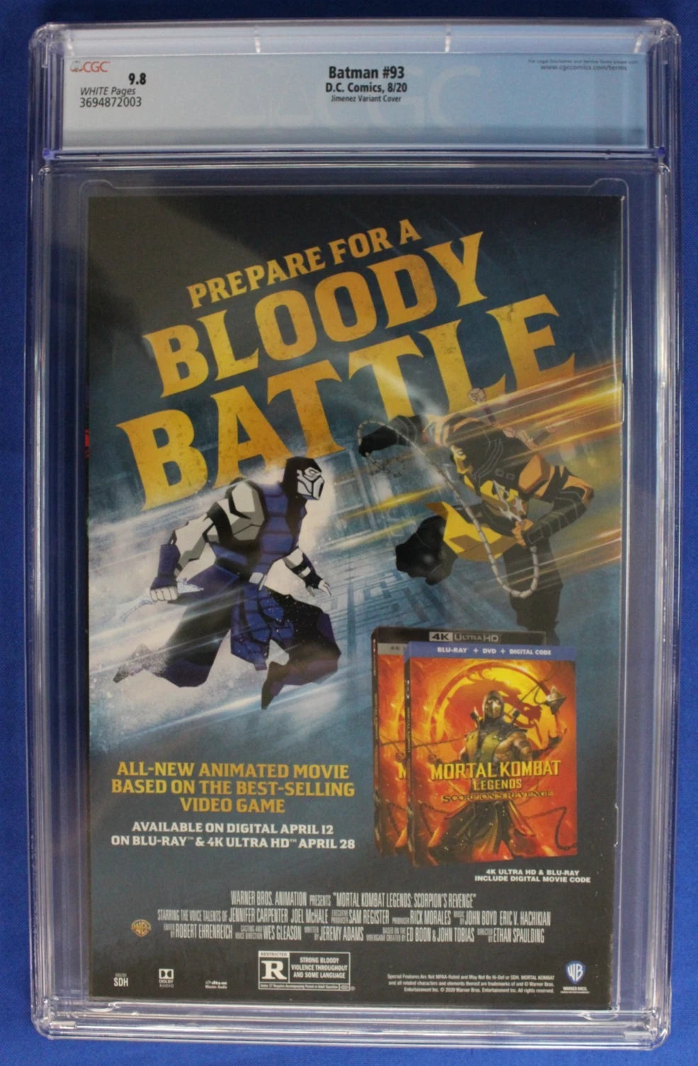 Batman #93 Jimenez Variant CGC 9.8