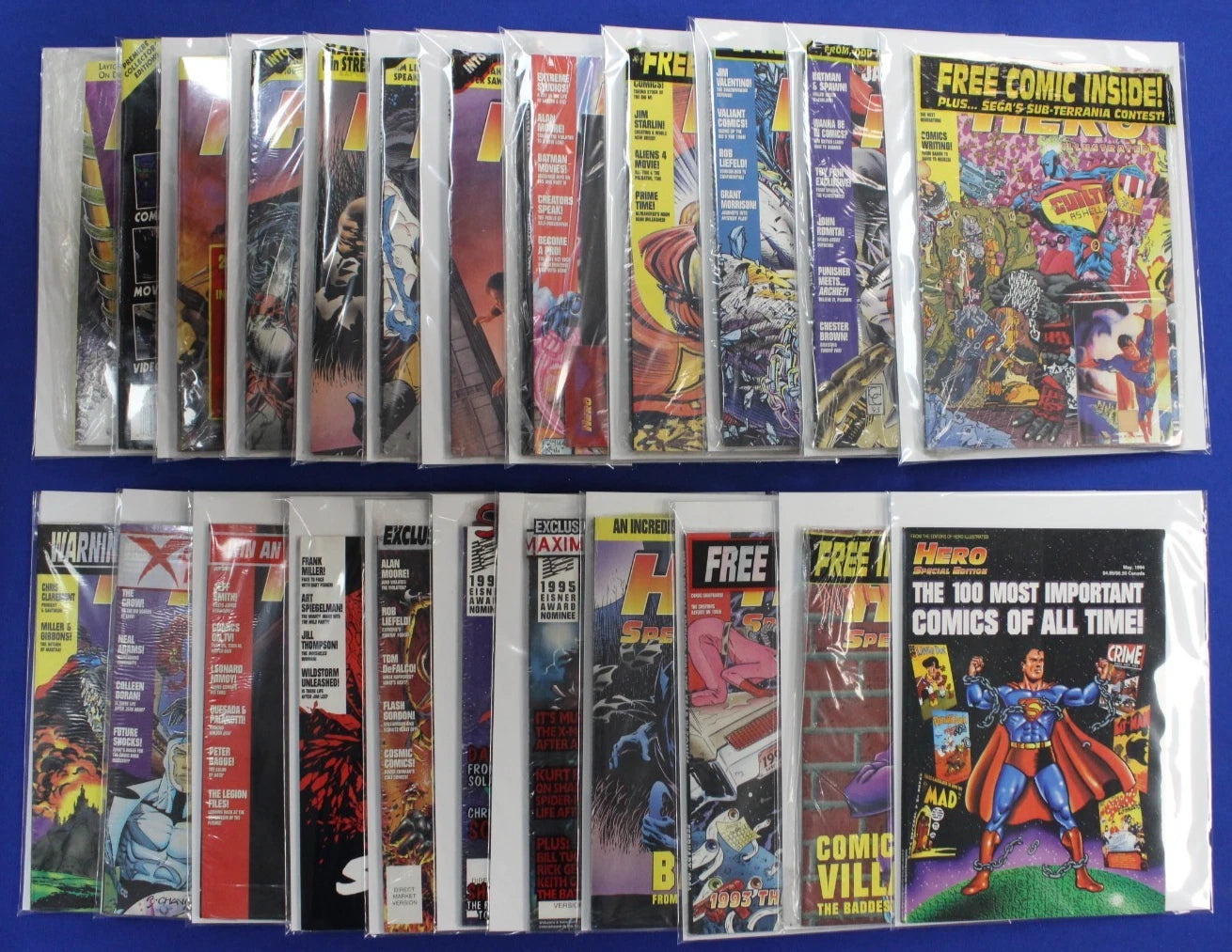 Hero Illustrated 19 issues + Extras Lot of 24 FN-VF