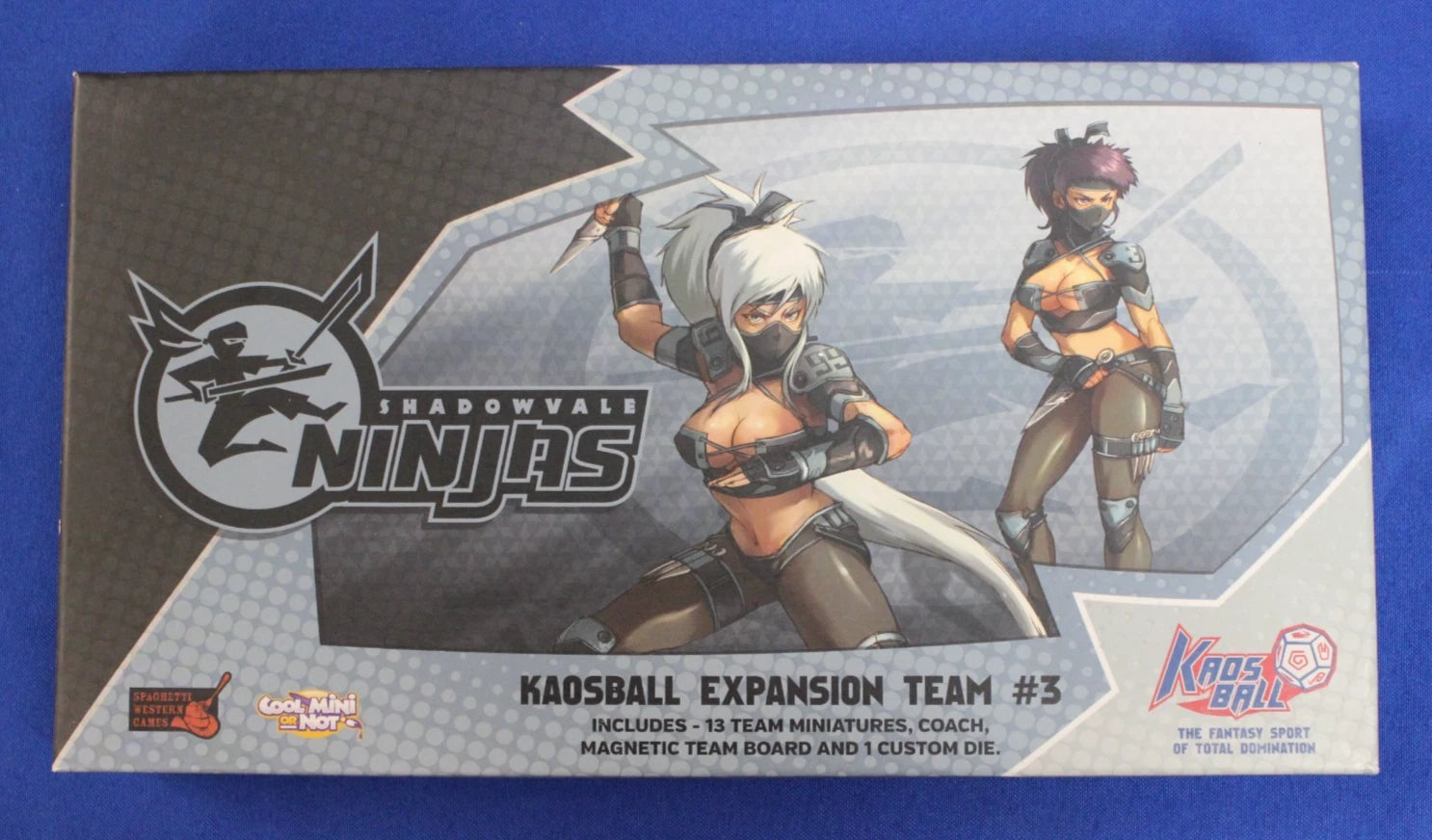 CMON Kaos Ball Board Game with Expansion Teams and Ringer Packs Complete in Box