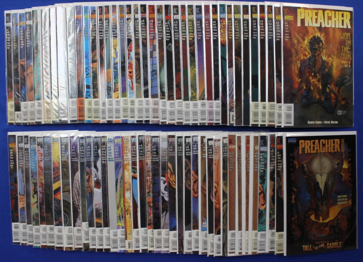 Preacher #1-66 Complete Set + Extras Lot of 74 FN-VF