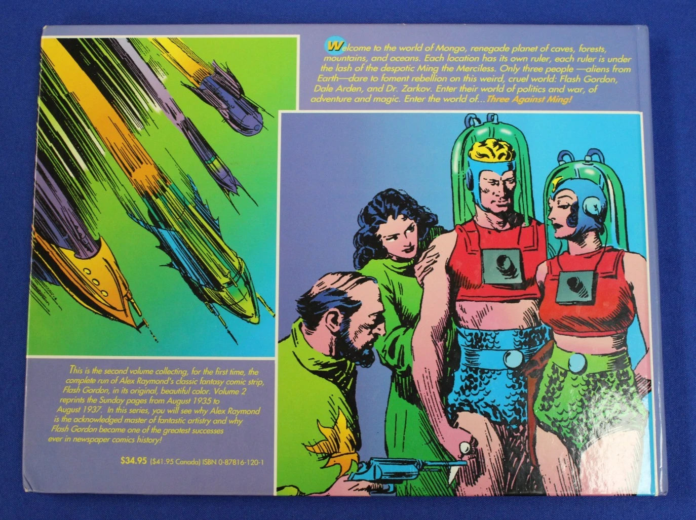 Kitchen Sink Press 1990 Flash Gordon Hardcover Omnibus Collection Vol. 1-6