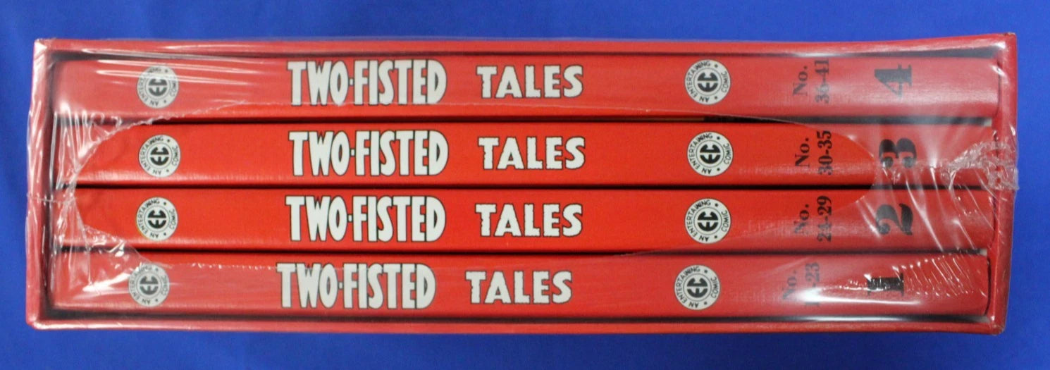 EC Comic Library Two-Fisted Tales Hardcover Box Set Vol 1-4 Sealed Russ Cochran