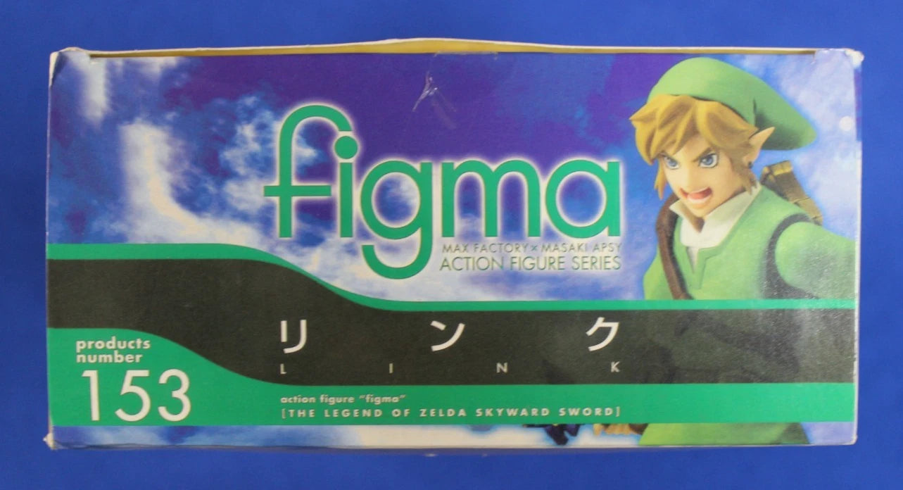 Figma The Legend of Zelda Skyward Sword Link Action Figure Inomplete in Box