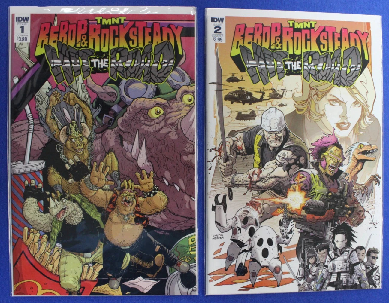 TMNT Bebop & Rocksteady Hit the Road & Destroy Everything #1-5 Complete Sets