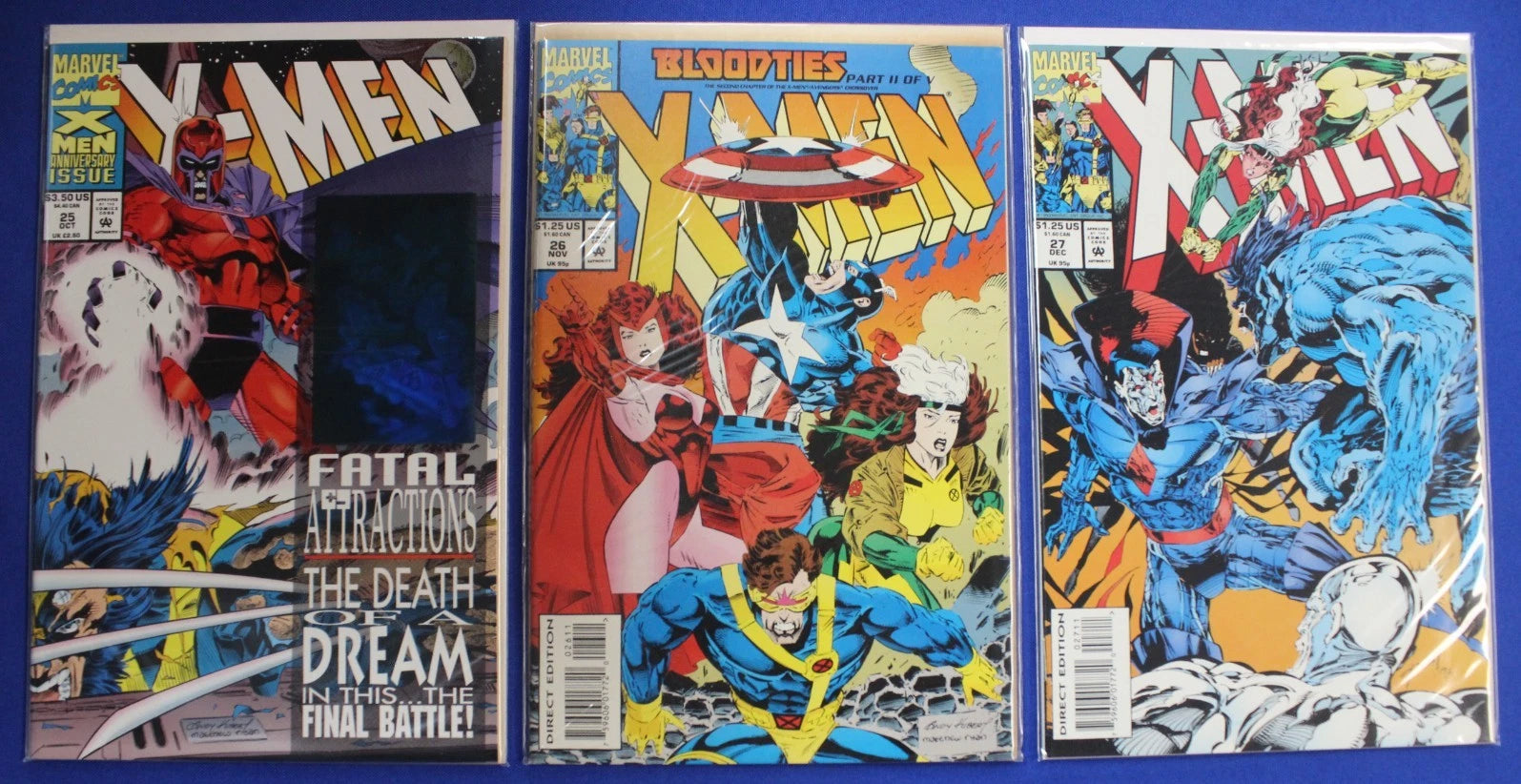 X-Men #1-37 + #1 Variants & Annuals #1-2 Lot of 42 VF-VF/NM