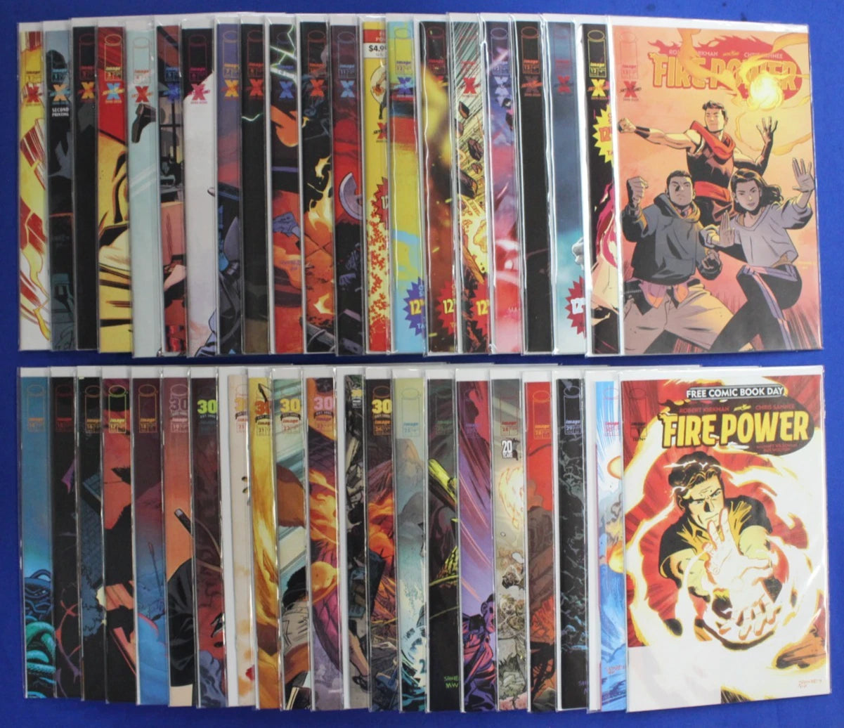 Fire Power #1-30 Complete Set + Variants & FCBD Lot of 42 VF/NM