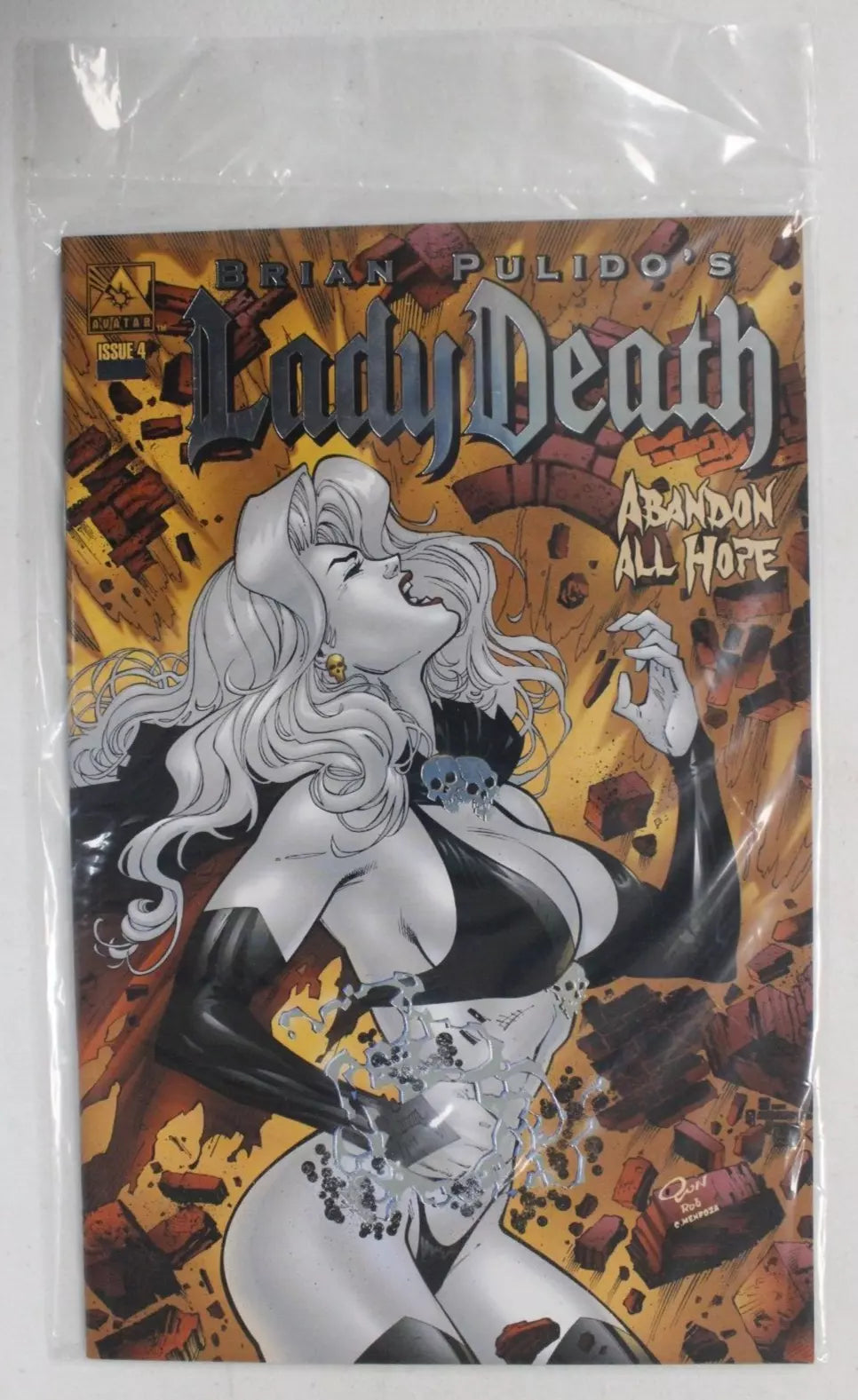 Lady Death: Abandon All Hope #½ & #1-4 w/ Foil Covers and COAs