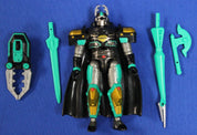 Bandai 1997 Mega Spectra Beetleborg Titanium Silver Figure Loose Complete
