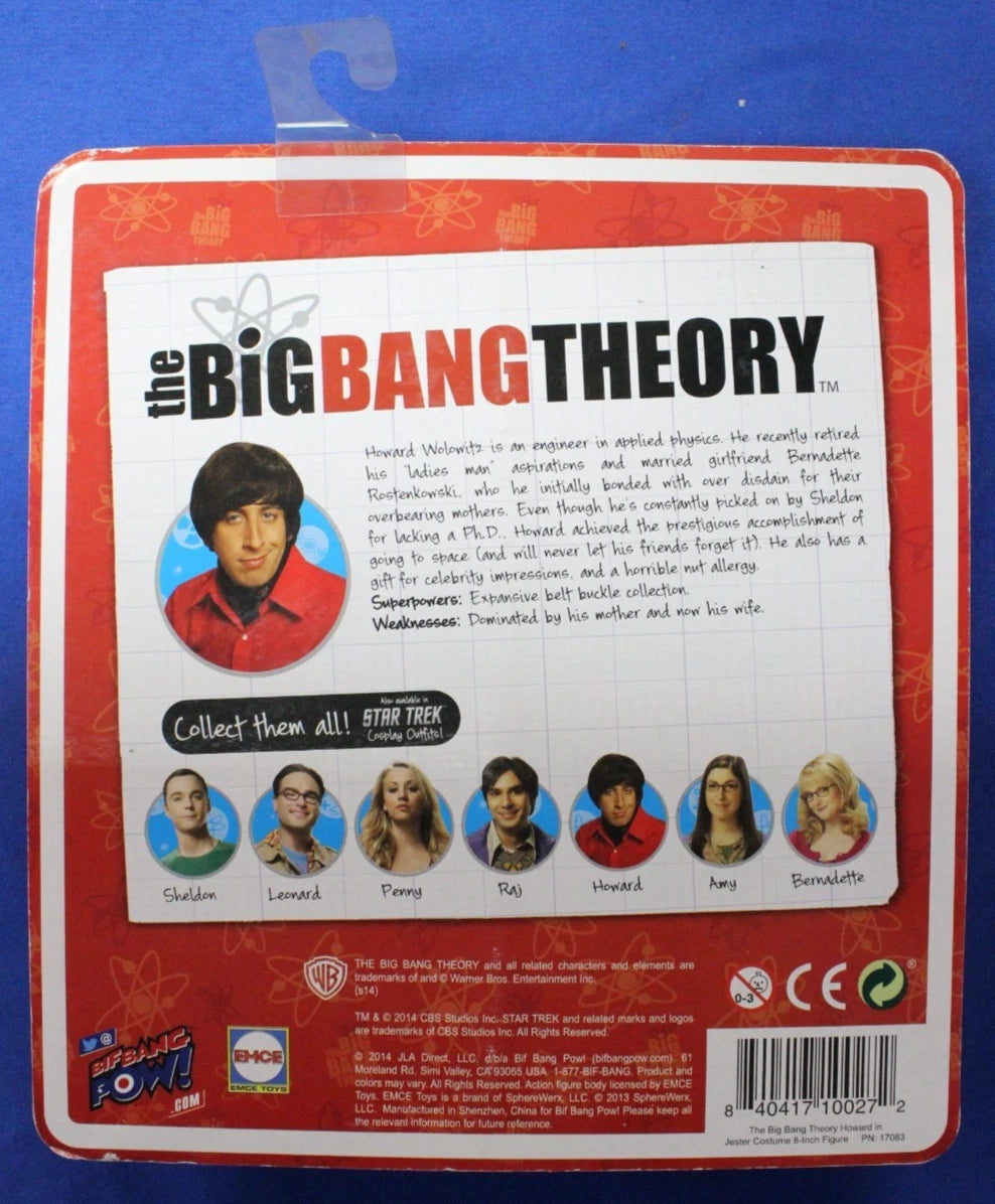 Big Bang Theory Renaissance Faire Cosplay Set of 3 Entertainment Earth Exclusive