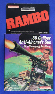 Coleco 1986 Vintage Rambo Toy Weapons Lot Complete in Box