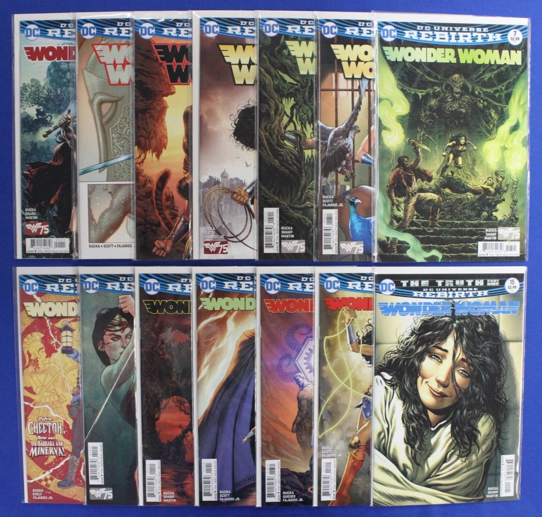Wonder Woman #1-15 Incomplete Run (Missing #9) VF/NM