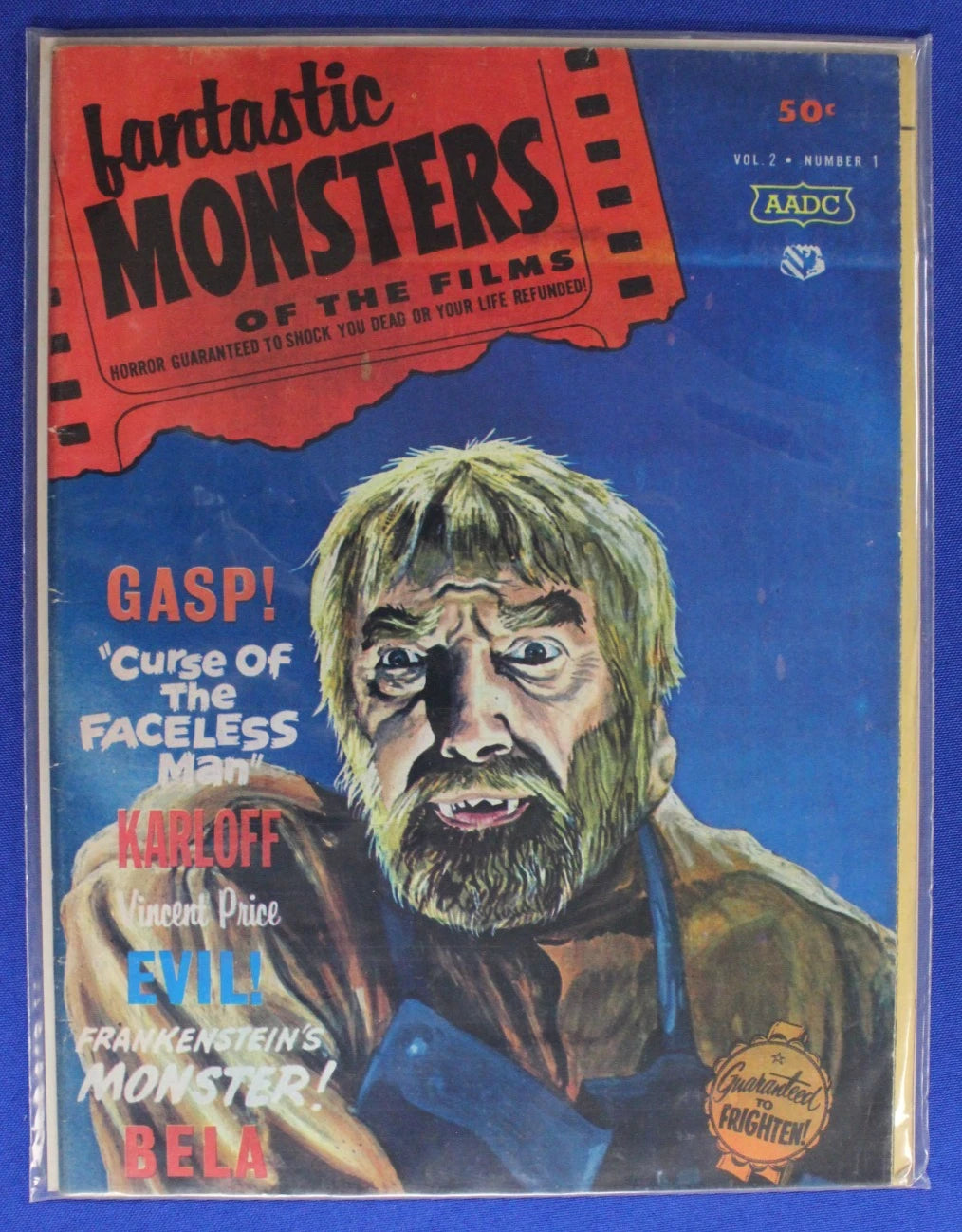 Fantastic Monsters of the Films #1-6 & Vol. 2 #1 Near Complete Set VG