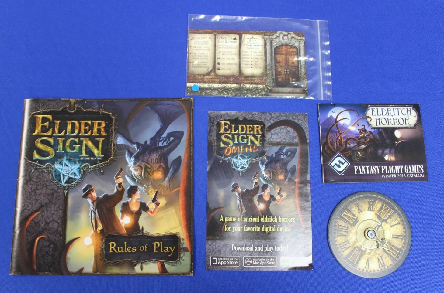 Fantasy Flight Games Elden Sign Base Game + Expansions Lot of 3 Complete in Box