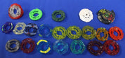 Hasbro Beyblade Mixed Lot of Various Parts Pieces Ripcords & Launchers Metal
