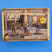 Fallout Wasteland Warfare Miniatures Lot of 5: Survivors, Robots, & Mojave Companions [Pre-Owned]