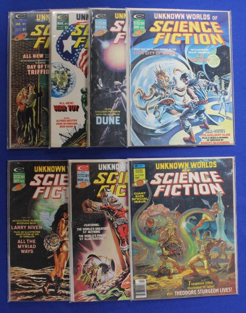 Unknown Worlds of Science Fiction #1-6 Complete Set + Special FN-VF