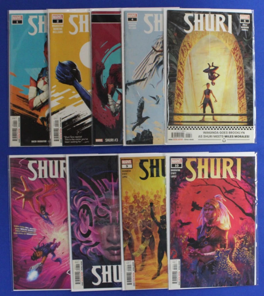 Shuri #1-10 Near Complete Set (Missing #5) VF-VF/NM