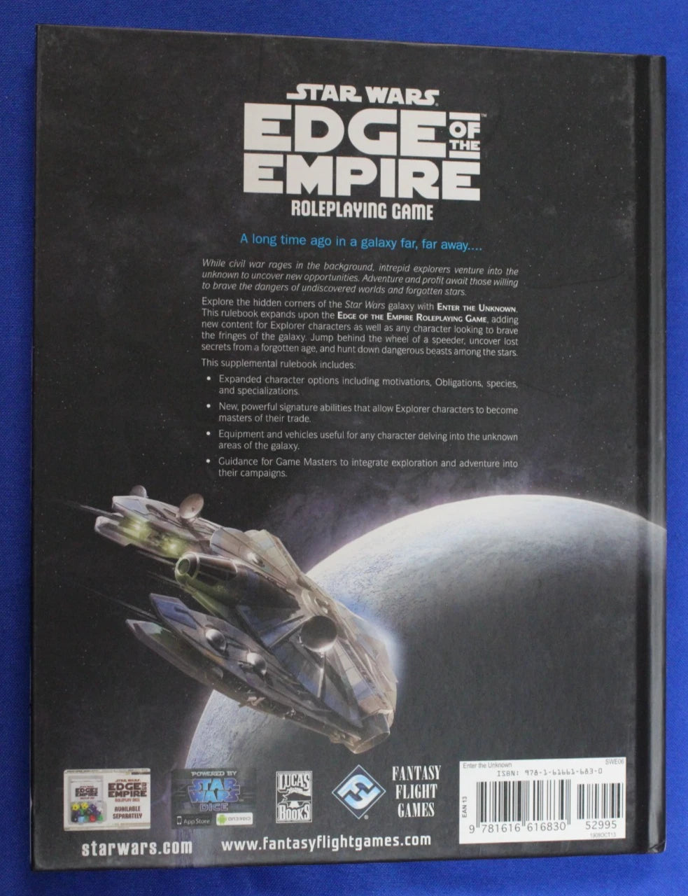 Star Wars Edge of the Empire Core Rulebook + Sourcebooks + Adventure Module Lot of 10