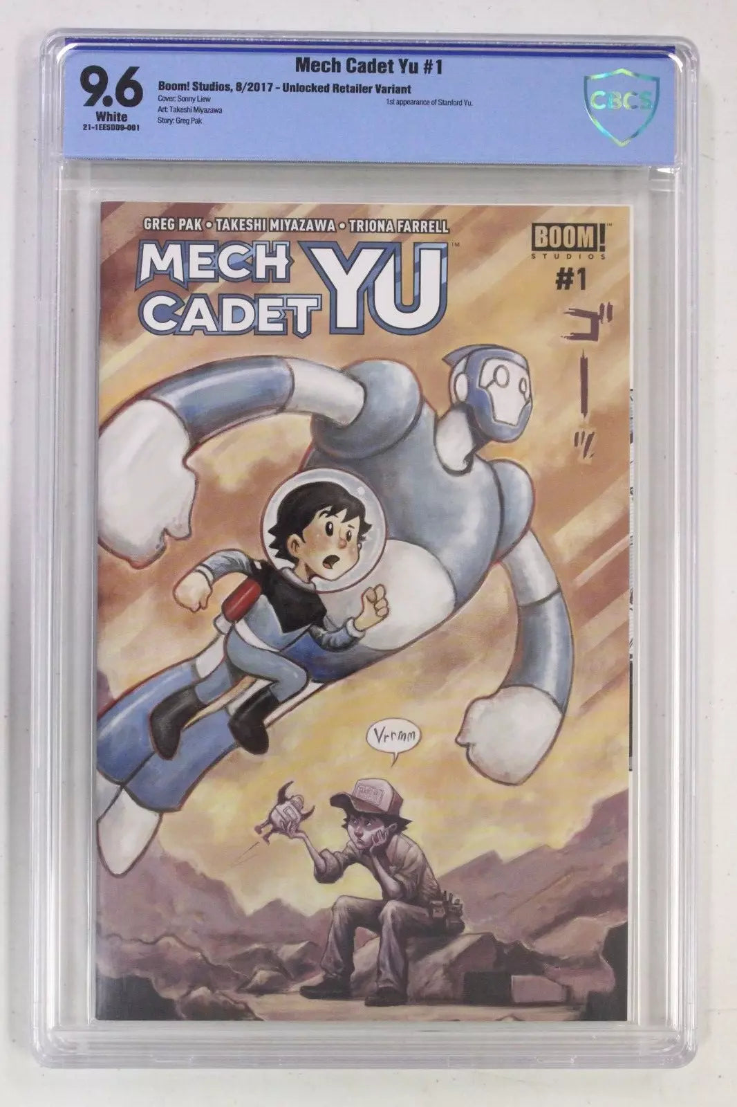 Mech Cadet Yu #1 CBCS 9.6 Sonny Liew Unlocked Retailer Variant