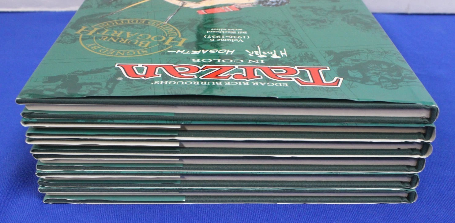 Tarzan Limited Edition Hardcover Vol. 6, 8-12 Lot Signed