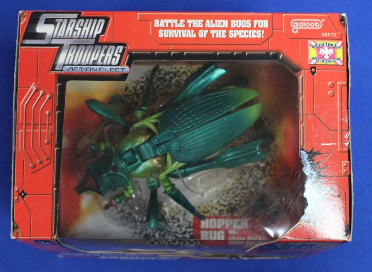 Galoob 1996 Starship Troopers Action Fleet Hopper Bug vs. Johnny Rico and Zander