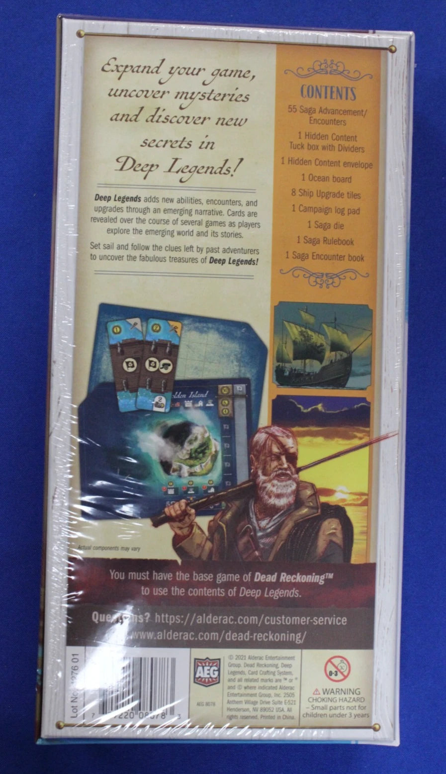 AEG 2021 Dead Reckoning Base Game + Deep Legends & Sea Dogs Expansions CIB