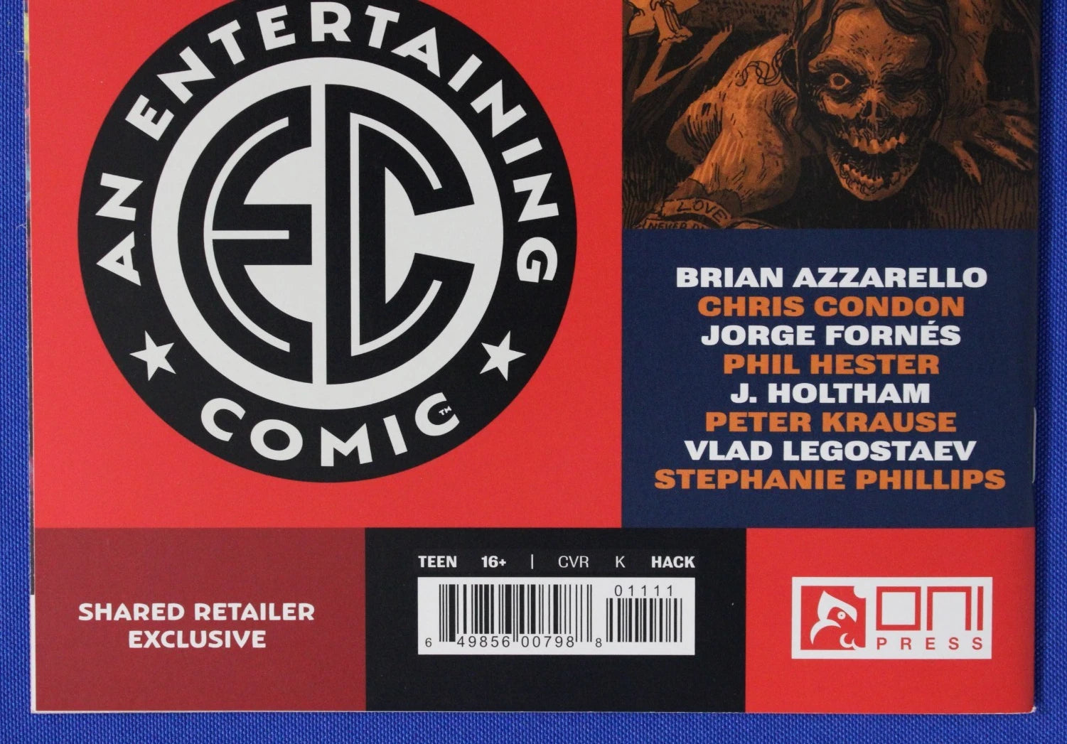 EC Epitaphs From the Abyss #1 Shared Retailer Robert Hack Variant VF/NM