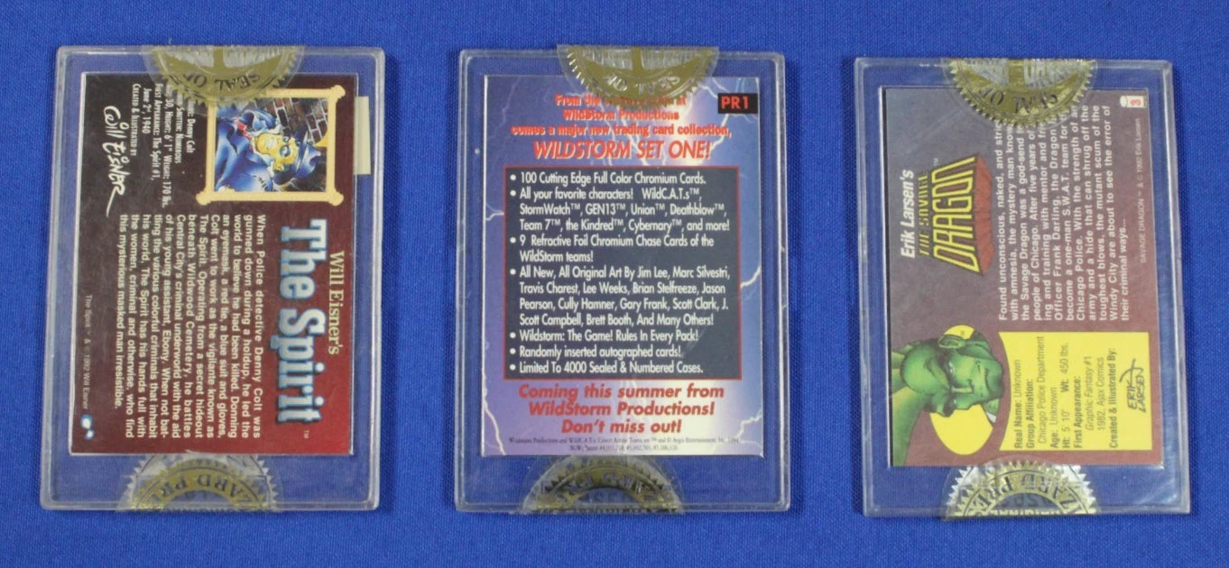 Wizard 23 Foil Comics Trading Cards