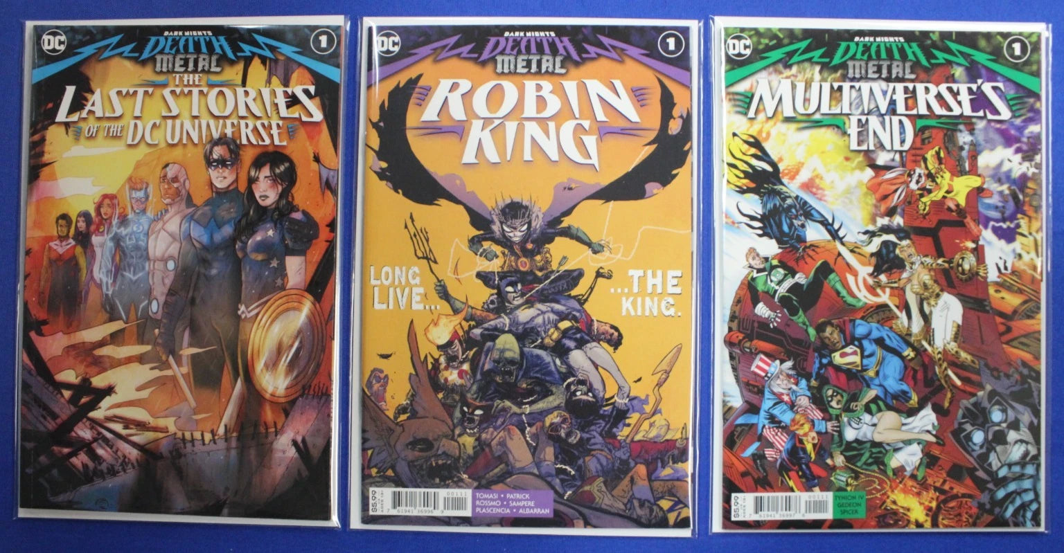 Dark Nights Death Metal #1-7 Complete Set + Tie-Ins Lot of 14 VF-VF/NM