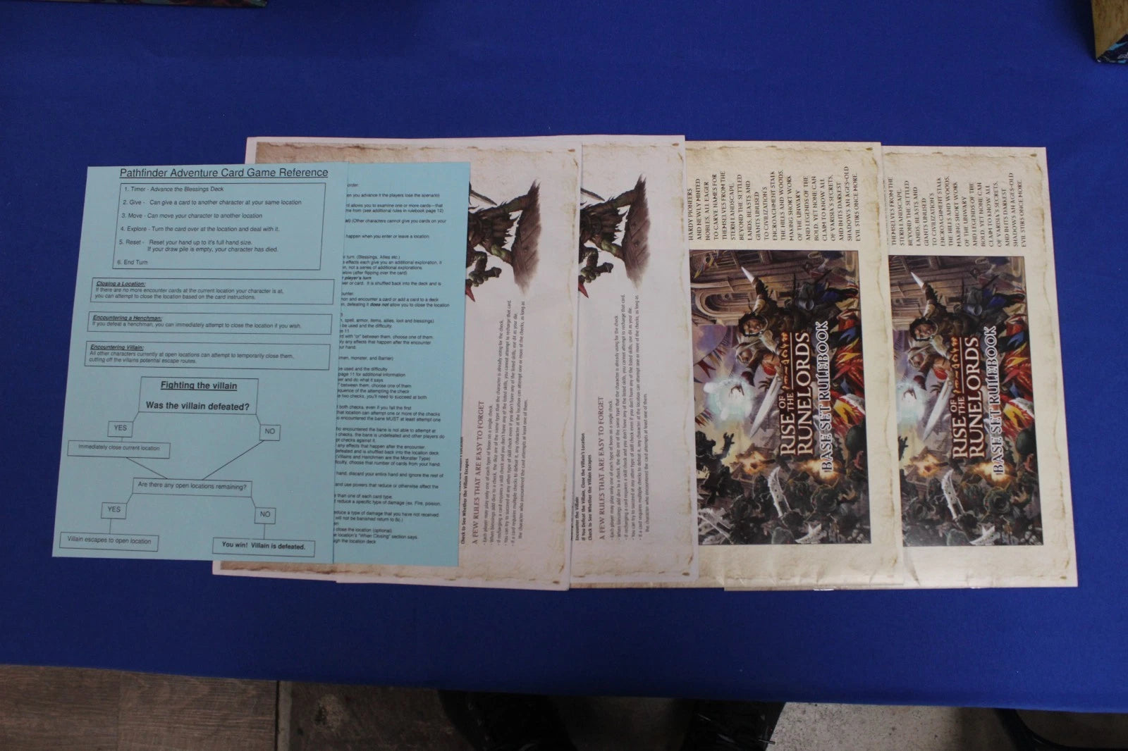 Pathfinder Adventure Card Game Rise of the Runelord + Skull & Shackles Partial