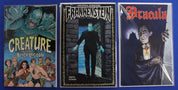 Universal Monsters Creature from the Black Lagoon, Frankenstein, & Dracula VF/NM