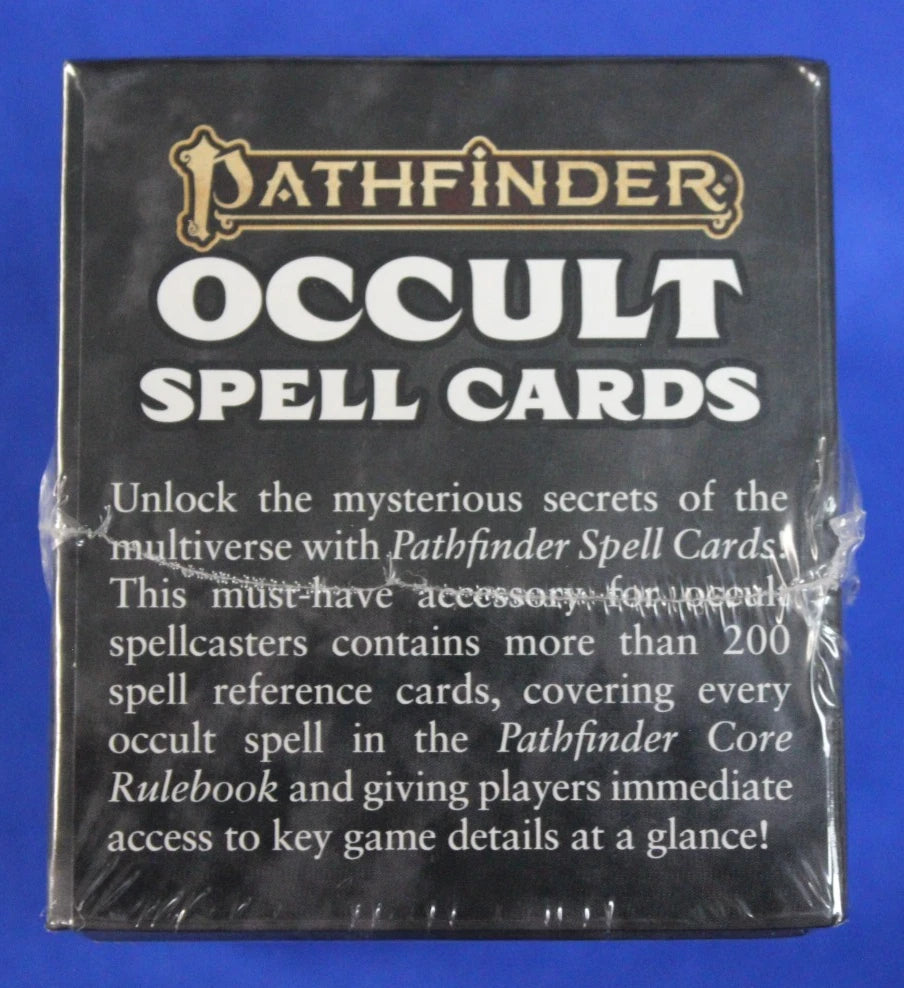 Pathfinder 2E Spell Cards & Basic Cantrips Lot of 6 Occult Focus Divine Primal