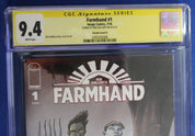 Farmhand #1 Variant CGC 9.4 *SIGNED*