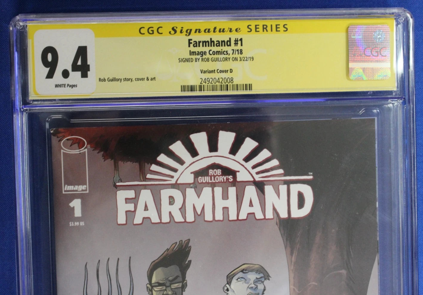 Farmhand #1 Variant CGC 9.4 *SIGNED*