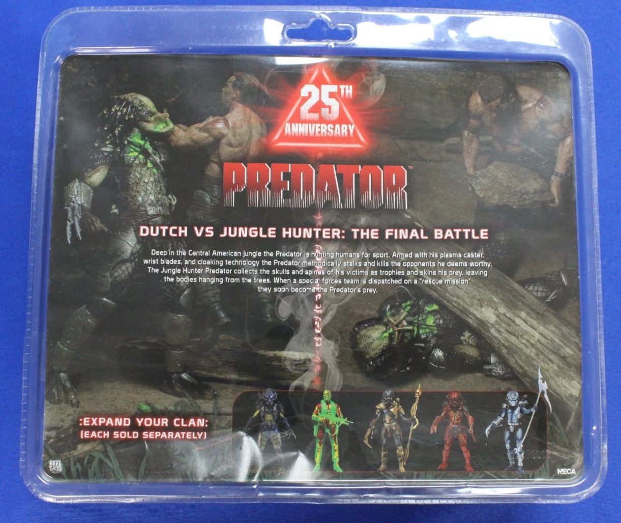 NECA 2013 Predator Dutch vs Jungle Hunter Figures Complete in Box Sealed