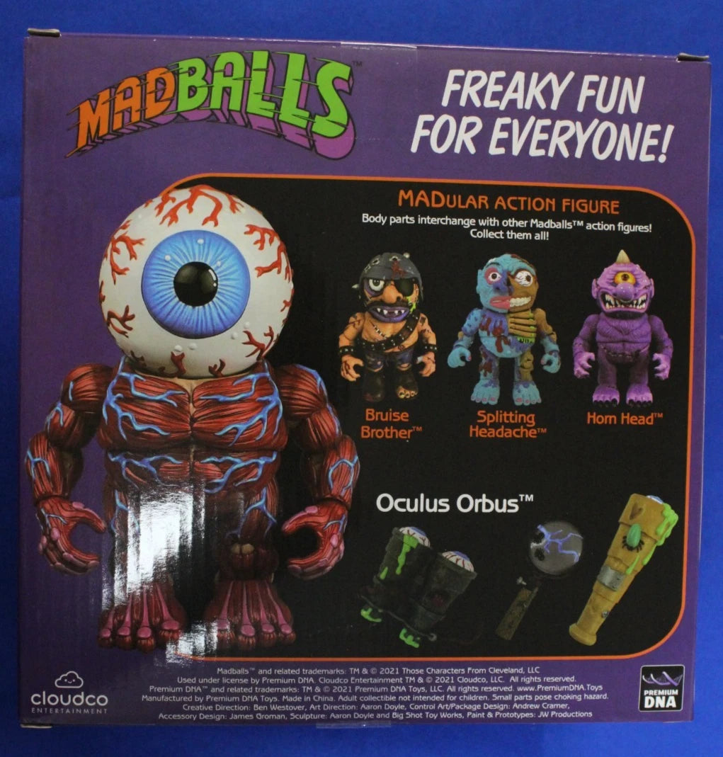 Premium DNA Madballs Wave 1 Oculus Orbus 6" Action Figure Sealed in Box