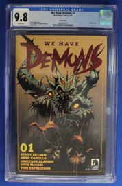 We Have Demons #1 Foil Variant CGC 9.8 + Peach Momoko Variant SIGNED by Scott Snyder