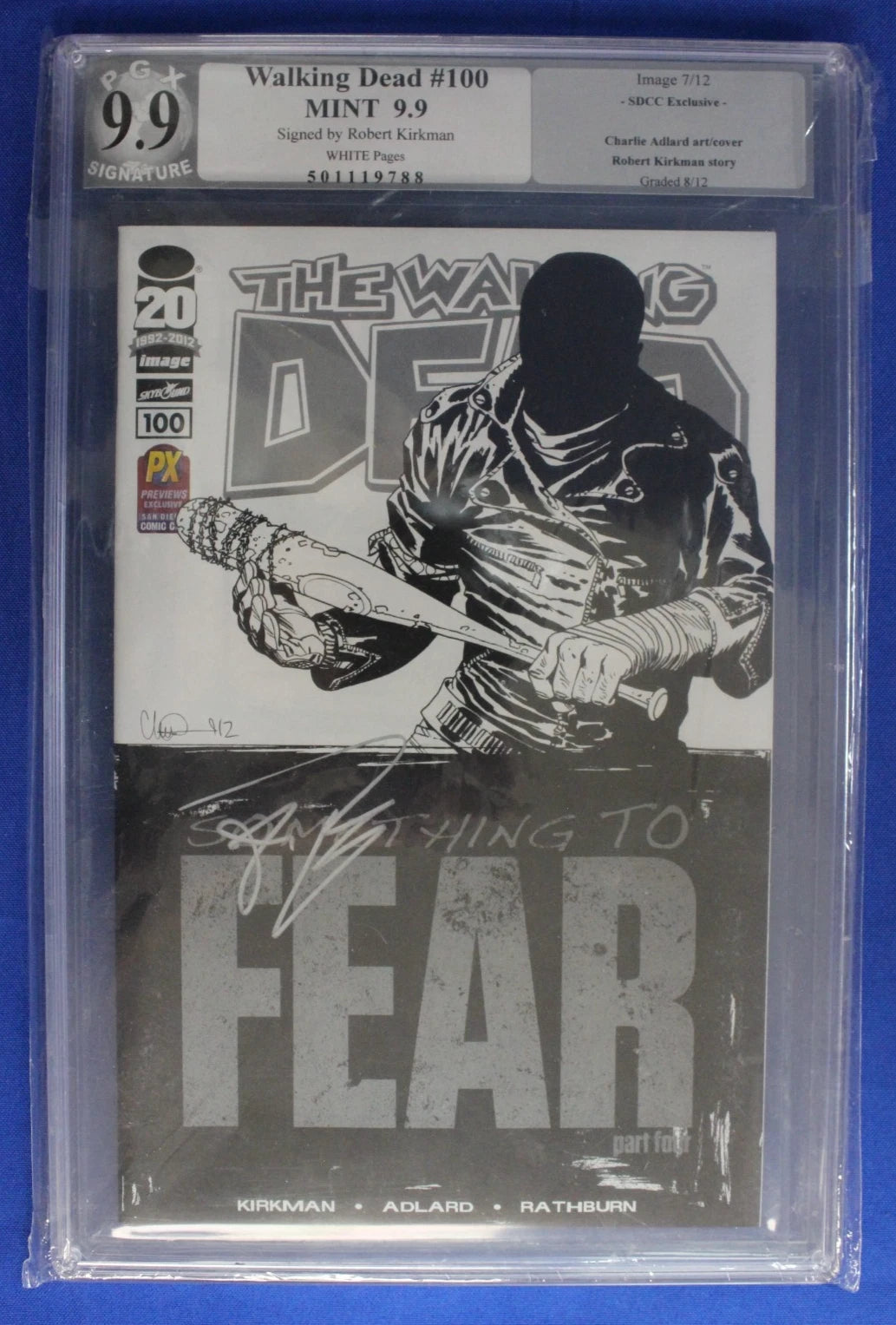 The Walking Dead #100 SDCC Previews Variant PGX 9.9 M